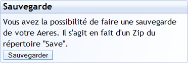 Sauvegarde
